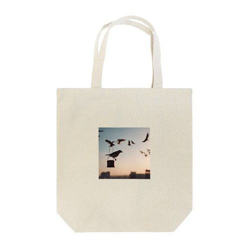 夕方の鳥 Tote Bag