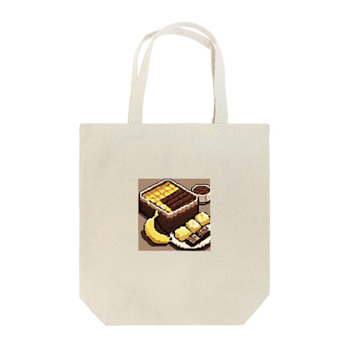 チョコレートとバナナのデザートチャーハン トートバッグ