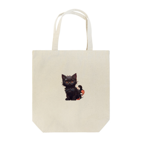 黒猫イラスト Tote Bag
