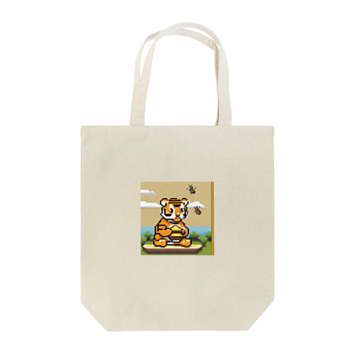  蜂蜜を集めているトラ Tote Bag