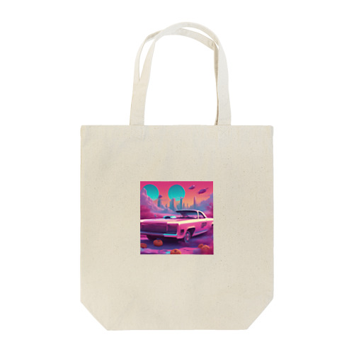 宇宙を駆ける未来の車 Tote Bag