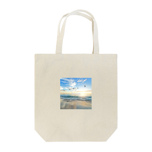 朝の海 Tote Bag