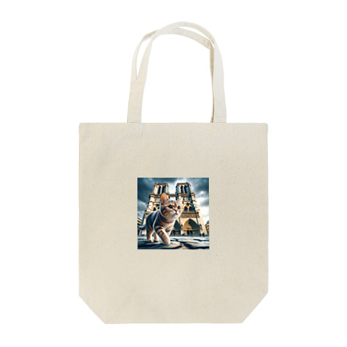 猫のパリ散歩 Tote Bag