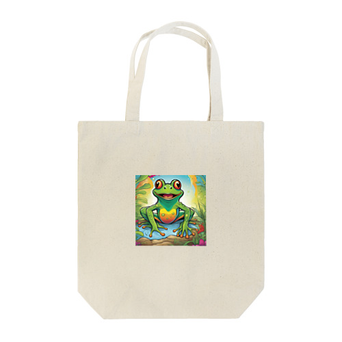 輝くカエル Tote Bag