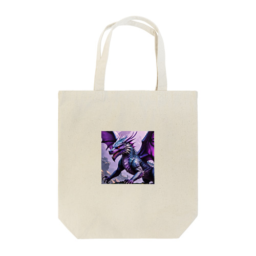 勇敢なドラゴン フラットベクトル Tote Bag