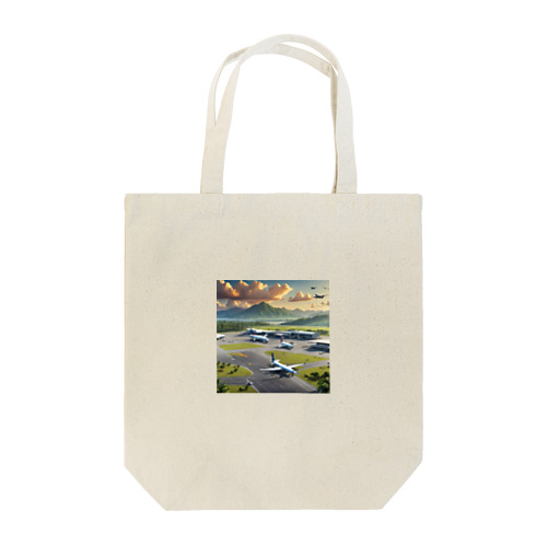 お洒落な常夏の空港風景 Tote Bag