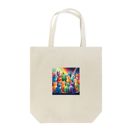 グラデにゃん🌈 Tote Bag