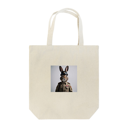 軍人ウサギ#6 Tote Bag