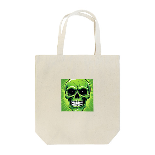 恐怖の緑髑髏グッズ Tote Bag