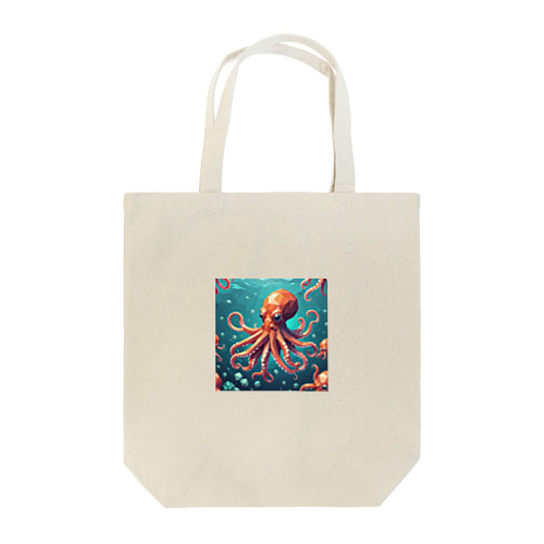 ローポリ風タコ Tote Bag