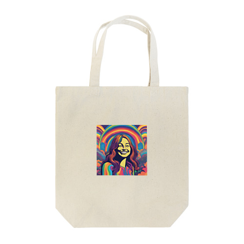 笑顔の女性 Tote Bag