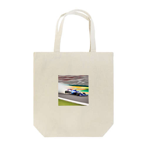 スピードの彩り - F1レーシング Tote Bag