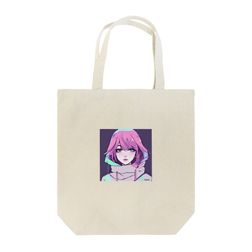 近未来美少女「オッドアイ」 Tote Bag