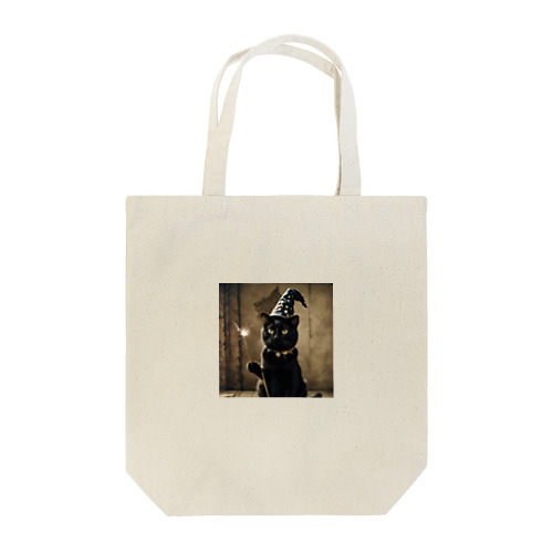 魔法使い黒猫 Tote Bag