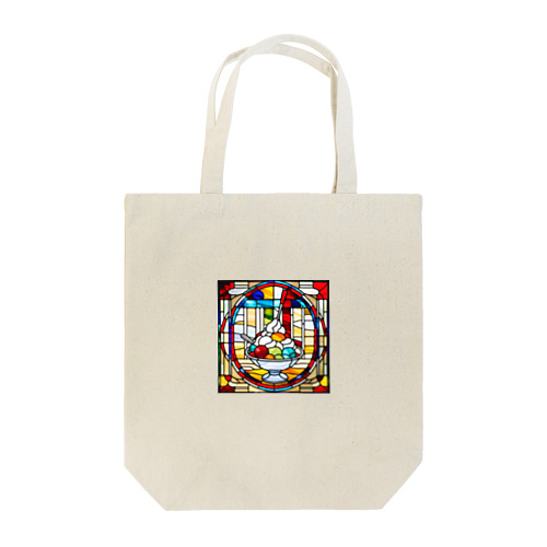 #5　ステンドグラス風　かき氷１ Tote Bag