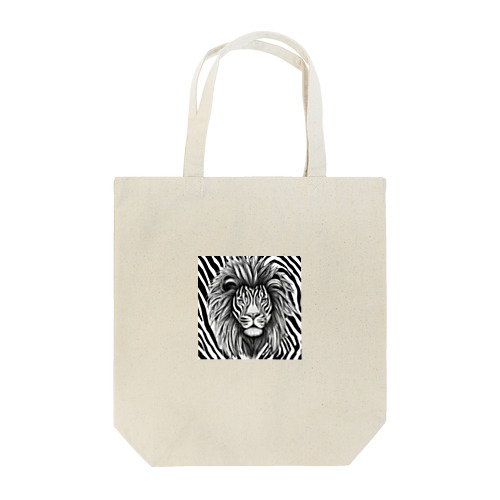 シマウマなライオン Tote Bag