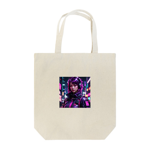 ネオンシティウォリアー Tote Bag