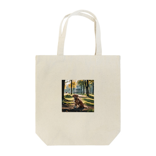 横向きの犬 liting dog Tote Bag