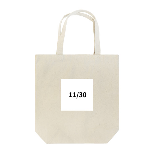 日付11/30 バージョン Tote Bag
