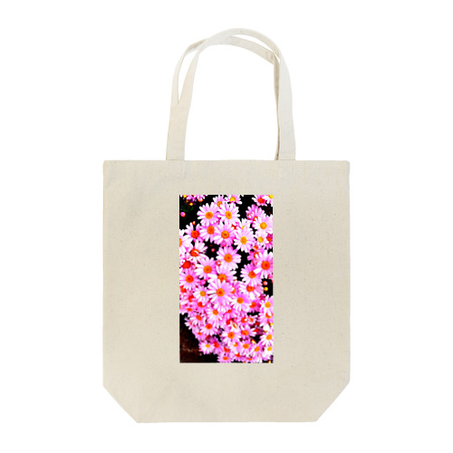  Heart under flowers  ピンク Tote Bag