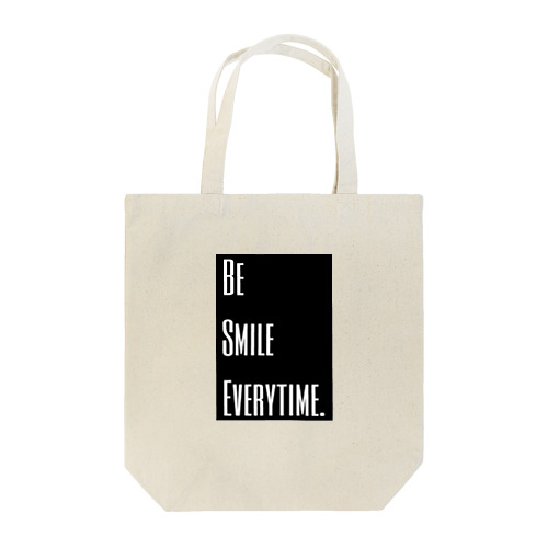 be smile everytime トートバッグ