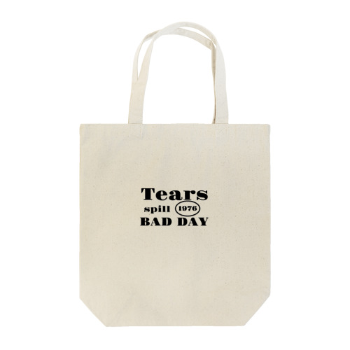 自作ロゴ　Tears spill Tote Bag