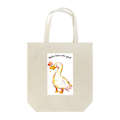 アヒルちゃんのトートバッグ Tote Bag