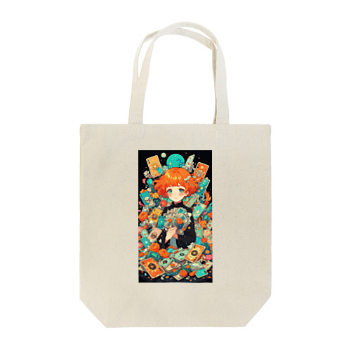 トランプ占いの少女 アメジスト 2846 Tote Bag