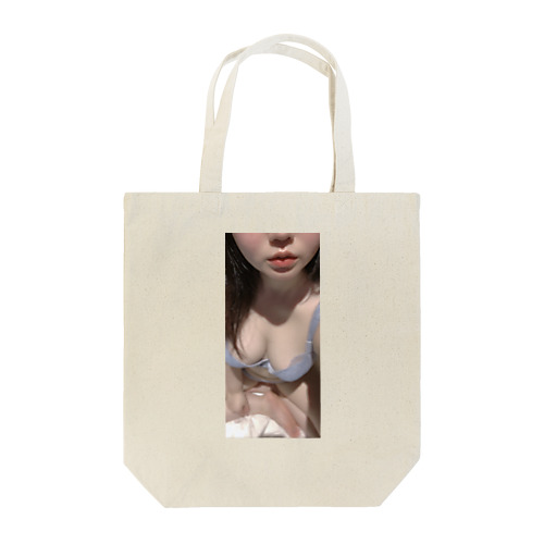 俺の彼女　ブルー Tote Bag