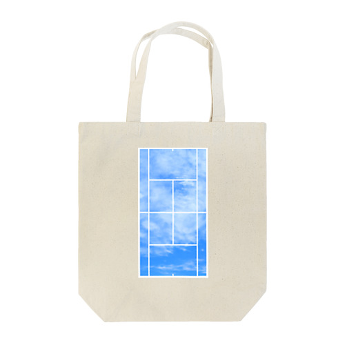 テニスコート青空 Tote Bag