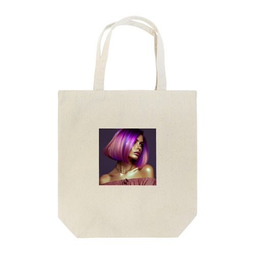 パープルガール Tote Bag