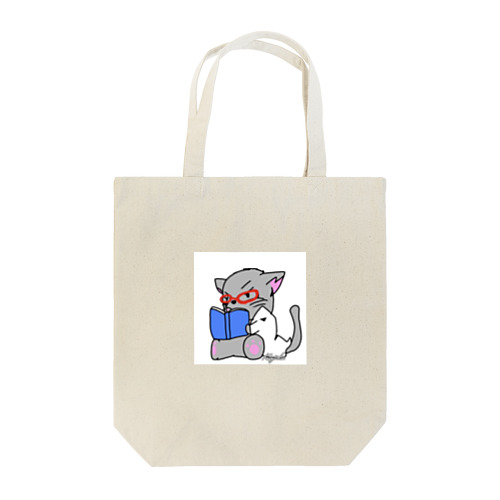 朗読猫 Tote Bag