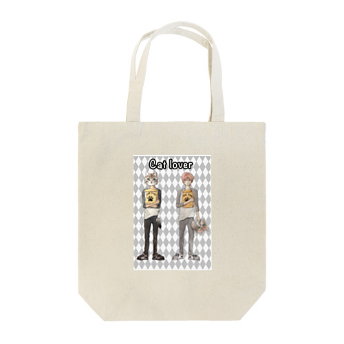 ネコ好きboy Tote Bag