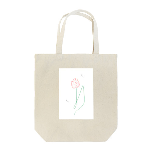 シンプルなチューリップ Tote Bag