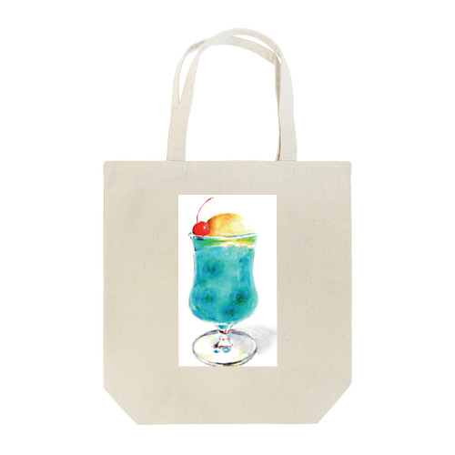 クリームソーダ  (青) Tote Bag