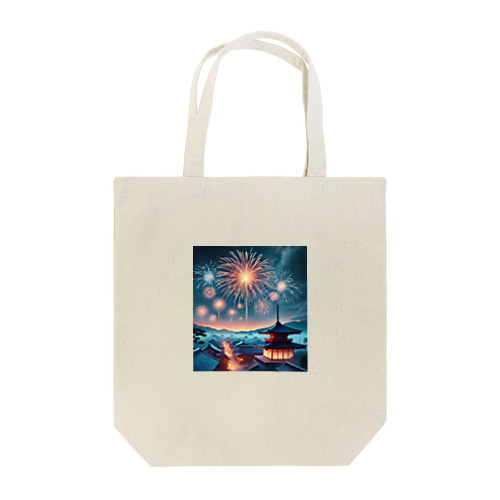 癒しの夏夜花火 Tote Bag