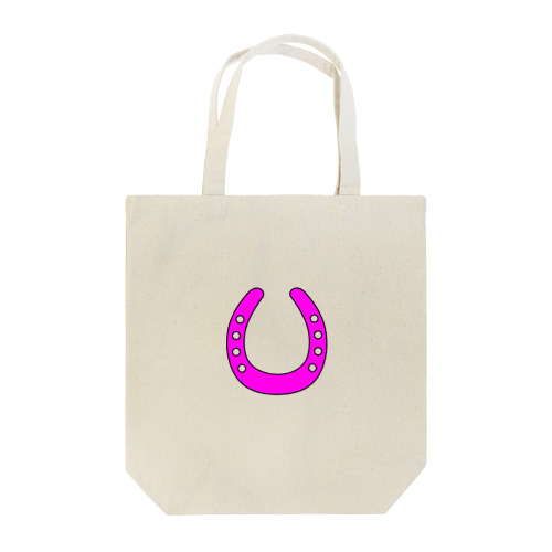 馬蹄（ホースシュー）Pink Tote Bag