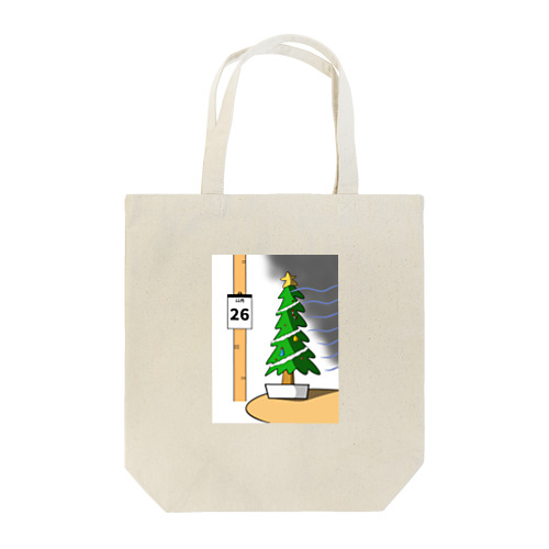 クリスマスの終わり Tote Bag