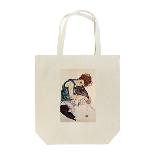 エゴン・シーレ / 1917 / Seated Woman with Bent Knee /Egon Schiele Tote Bag