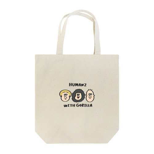 HUMANZ WITH GORILLA Tote Bag