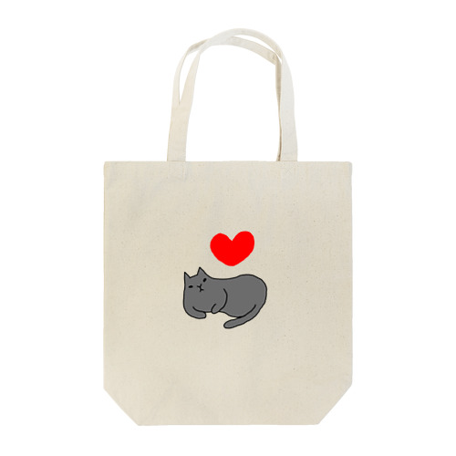 l love クロネコ Tote Bag