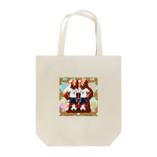 サッカーくま Tote Bag