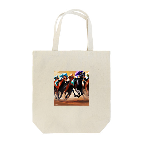 馬たちの力強さと競争心 Tote Bag