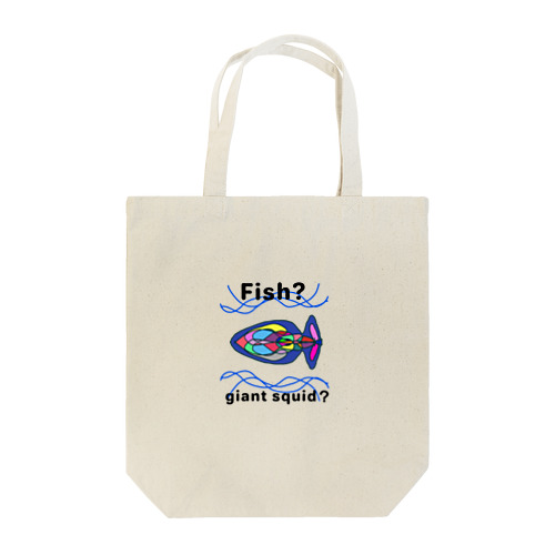 fish?giant squid? Tote Bag