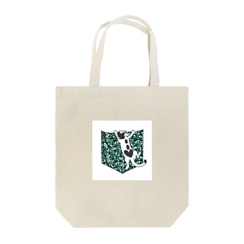 ぶら下がりハート猫　その１ Tote Bag