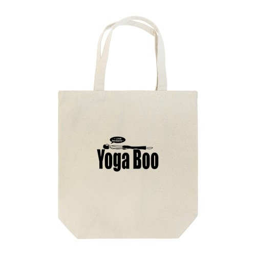 YOGA BOOブラック Tote Bag