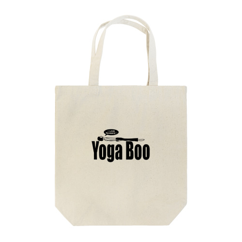 YOGA BOOブラック トートバッグ