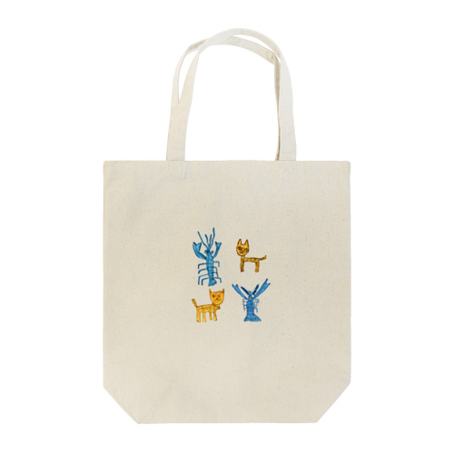 ザリガニと猫 Tote Bag