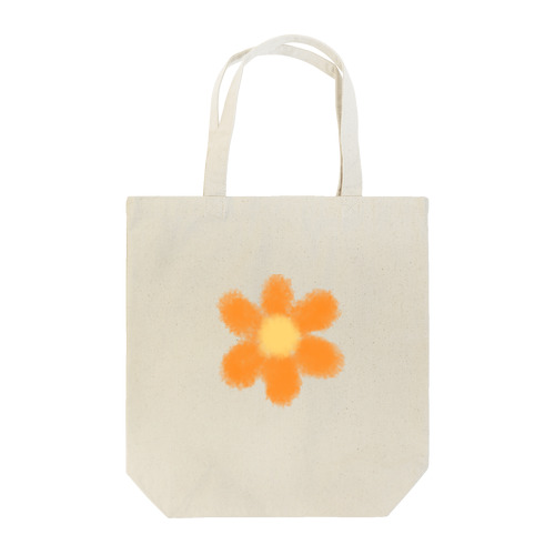 orange flower Tote Bag