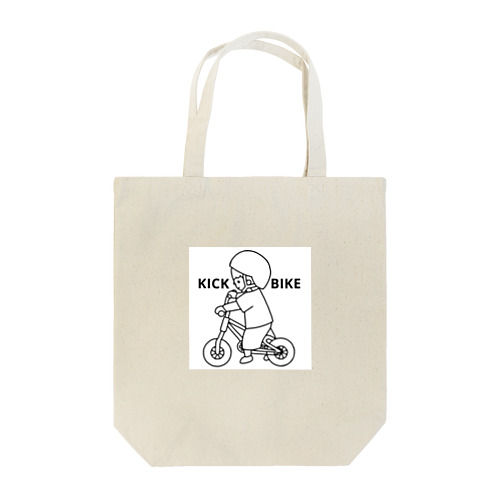 キックバイク練習中 Tote Bag